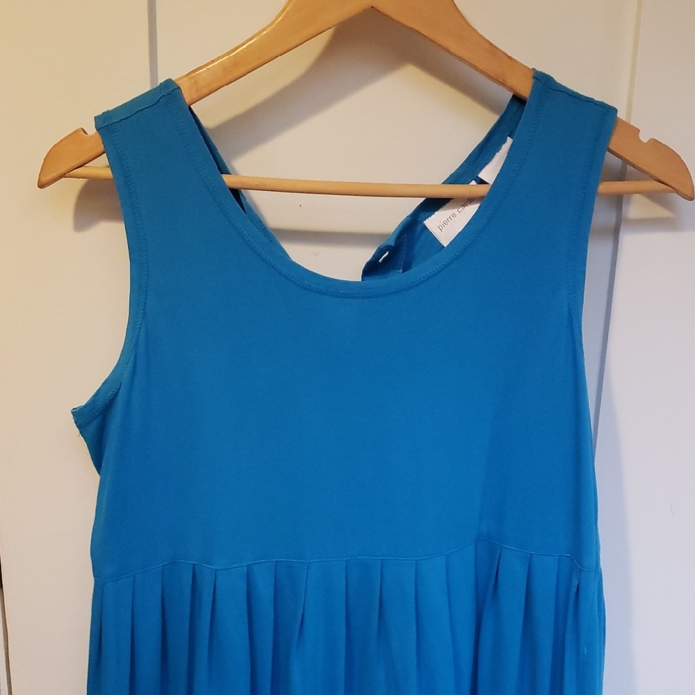 80's Cotton Pierre Cardin Sleeveless Dress